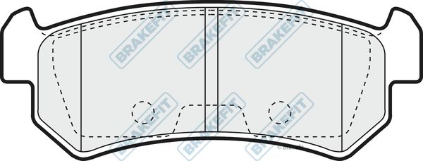 APEC BRAKING Комплект тормозных колодок, дисковый тормоз PD3127